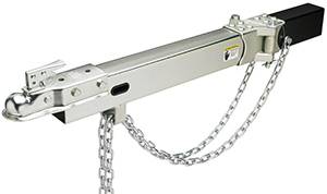 Fulton - Fulton HPB3540101 Fold-Away 34 in. Coupler Kit - 2 in. Ball Size - 3 in. x 4 in. Trailer Beam - Zinc Finish - Rating 3500 lbs.