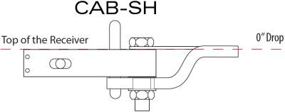 Convert-A-Ball - Convert-A-Ball SH-0 Cushioned Swinger 0" Drop