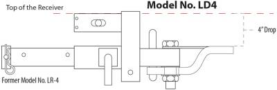 Convert-A-Ball - Convert-A-Ball LD4 Roll-A-Hitch 4" Drop