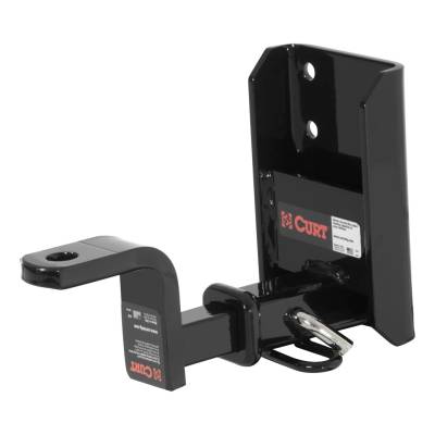 CURT - CURT Mfg 121813 Class 2 Hitch Trailer Hitch - Old-Style ballmount, pin & clip included.  Hitch ball sold separately.