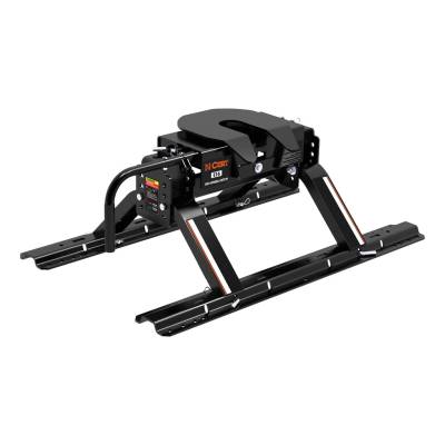 CURT - CURT Mfg 16116  Fifth Wheel Hitch w/ Rails - E16 5th wheel with base rails (16200)