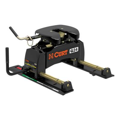 CURT - CURT Mfg 16546  Fifth Wheel Hitch Head w/ Roller - Q24 5th wheel (16245) with R24 roller (16570)