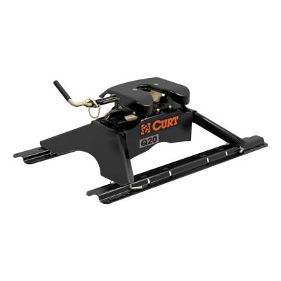 CURT - CURT Mfg 16131  Fifth Wheel Hitch w/ Rails - Q20 5th wheel with base rails (16200)