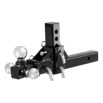 CURT - CURT Mfg 45799  Adjustable Tri-Ball Mount - Complete tri-ball assembly