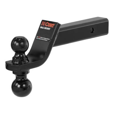 CURT - CURT Mfg 45644  Reversible Ball Mount - Two permanently attached, welded trailer balls