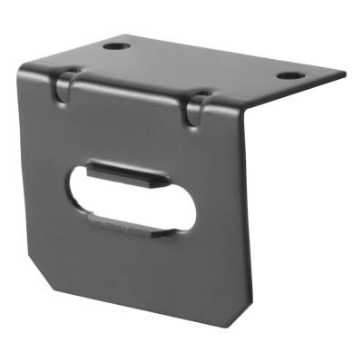 CURT - CURT Mfg 58301  Trailer Wire Connector Bracket - Bracket for 4-way flat