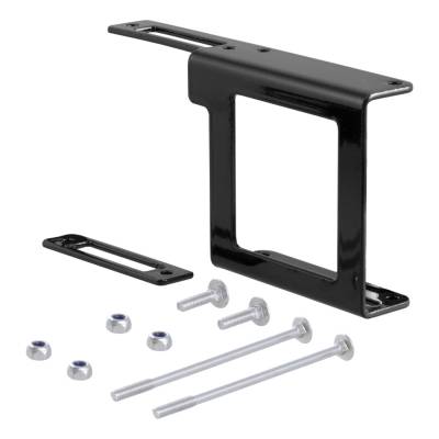 CURT - CURT Mfg 58001  Easy Mount Electrical Bracket - Easy Mount Bracket for 4 or 5-way Flat Plug Connectors