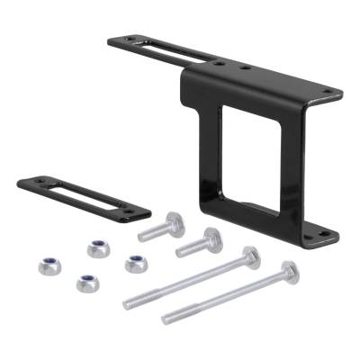 CURT - CURT Mfg 58002  Easy Mount Electrical Bracket - Easy Mount Bracket for 4 or 5-way Flat Plug Connectors