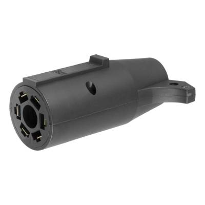 CURT - CURT Mfg 57261  7-Way Rv Style (Flat Connectors) To 6-Way Round - Pkg.