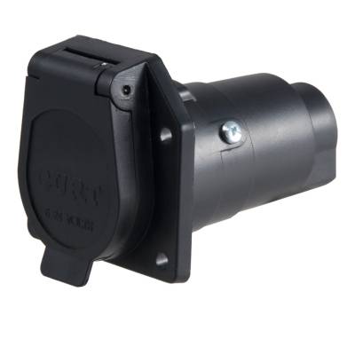 CURT - CURT Mfg 58151  7-Pole Plastic Connector, Car End - Pkg. - Car End, Packaged