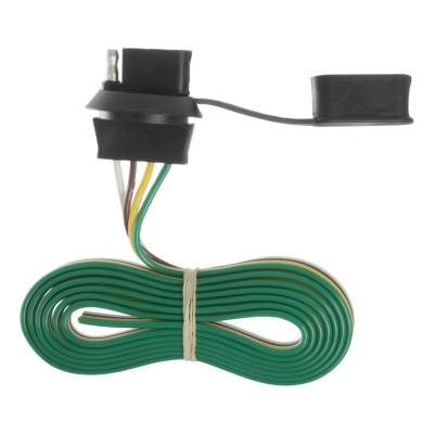 CURT - CURT Mfg 58406  4-Flat Car To 4-Flat Trailer - Car end with 60" bonded lead with dust cap