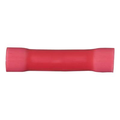 CURT - CURT Mfg 59421  Butt Connector - Red, Vinyl Insulated Butt Connectors
