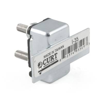 CURT - CURT Mfg 58350  Universal Circuit Breaker - 20 Amp universal circuit breaker