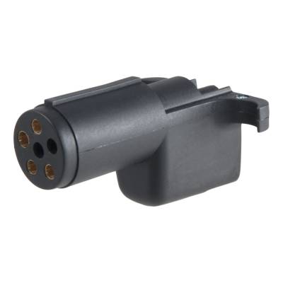 CURT - CURT Mfg 57621  6-Way Round To 4-Way Flat, Pkg