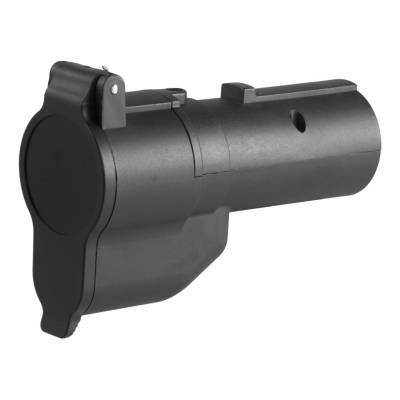 CURT - CURT Mfg 57727  7-Way Adapter with Back-Up Alarm - 7-way RV blade extender