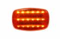 Custer HF18A-PHD Amber LED Light - Battery Powered - Magnetic - Heavy Duty Magnets - Clamshell