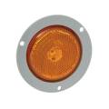 Bargman 2.5" Round LED Amber Clearance Light with Mounting Flange
