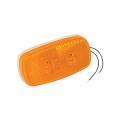Bargman Side Marker Clearance Light LED #59 Amber w/White Base