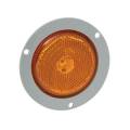 Bargman 2.5" Round LED Amber Clearance Light with Mounting Flange