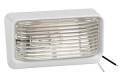 Bargman Porch Light #78 Clear w/Ash White #5 Base