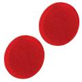 Bargman Reflector 2-3/16" Round Adhesive Mount Red