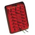 Bargman Replacement Part, LED #84 Series Stop, Tail, Turn Light Lens Module Red with Wires
