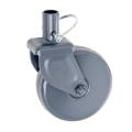 BULLDOG Kit -Removable Caster Assembly Steel Wheel
