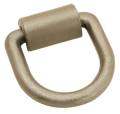 Draw-Tite Forged D-Ring w/Weld On Mounting Bracket, 5/8" Dia. x 3/8" Thick c1045 Material, 18,000 lbs.