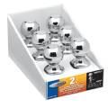 Draw-Tite Hitch Ball, 2" x 1" x 2-1/8", 7,500 lbs. GTW Chrome (6 pack)