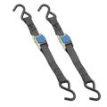 Fulton Bow Cambuckle Tie Down, 1" x 36", 400 lbs. Load Capacity & 1,200 lbs. Break Strength, Zinc (2 pack)