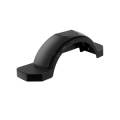 Fulton Plastic Fender, 13" Tire Size, Black w/Step Pads