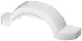 Fulton Plastic Fender, 13" Tire Size, White, w/UPC LBL