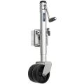 Fulton Jack, 1500 lbs., Swing-Away, Bolt-On, Steel Construction, 12" Travel, 6" Dual Wheel
