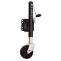 Fulton Jack, 1,200 lbs., Swing-Away, Bolt-On, Steel Construction, 10" Travel, 6" Poly Wheel