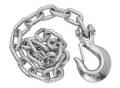 Highland Safety Chain, Class IV GVW 10,600 lbs. 36", 1/2" Proof Coil, Grade 30, 3/8" Clevis Slip Hook w/Latch
