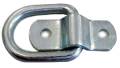 Highland Recessed Rope Ring, 1,200 lbs., 10 Ga. Steel D-Ring, .225 Dia., Zinc