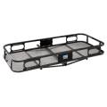 Pro Series Rambler™ Cargo Carrier w/5-1/2" Side Rails, 20" x 48" Platform, 11" x 1-1/4" Sq. Receiver Mount, Bolt Together