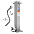 Pro Series Pro Series™ Weld-On Jack Square Tube, 12,000 lbs., Sidewind, 12-1/2" Travel, Adjustable Dropleg w/Spring Return & Additional Travel of 13-1/2", Crank Handle Included