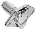 Tow Ready 6-Way Round Pin Connector, Car End, Metal