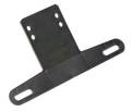 Wesbar License Plate Bracket, Plastic, Black