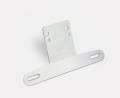 Wesbar License Plate Bracket, Plastic, White