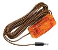 Wesbar LED Waterproof Stud Mount Amber 162" 1 Wire Pigtail