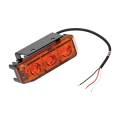 Wesbar LED Multi-Functional Strobe Light w/11-3/4" Leads & Bracket - Amber