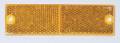 Wesbar Reflector, Amber w/Adhesive Back, w/Mounting Holes (4-3/8” x 1-1/4”)