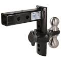 Trimax Locks TRZ8PB 8 in. Powder Coat Black Drop Hitch Includes 2" and 2 5/16" Ball
