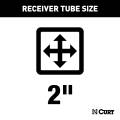 CURT - CURT Class 3 Trailer Hitch, 2" Receiver, Select Chevrolet Tahoe - Image 2