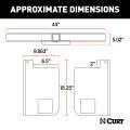 CURT - CURT Universal Weld-On Trailer Hitch, 2-1/2" Receiver (Up to 44" Frames, 18" Drop) - Image 2
