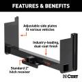 CURT - CURT Universal Weld-On Trailer Hitch, 2" Receiver (Up to 44" Frames, 18" Drop) - Image 3