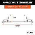 CURT - CURT Puck System 5th Wheel Legs, Select Ram 2500, 3500, 8' Bed, 25K - Image 2