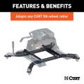 CURT - CURT Puck System 5th Wheel Roller Adapter, 24K, Select Ram 2500, 3500, 6.5' Bed - Image 4
